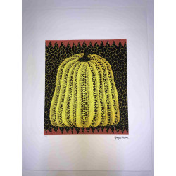 Yayoi Kusama Litografía off set 50x65 cm firma en placa con certificado