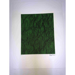 Yayoi Kusama  Litografia off set cm 50x 65 firma su lastra con certificato