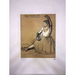Edgar Degas litho offset 50x70 cm