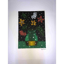 Yayoi Kusama  Litografia off set cm 50x 65 firma su lastra con certificato