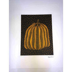 Yayoi Kusama  Litografia off set cm 50x 65 firma su lastra con certificato