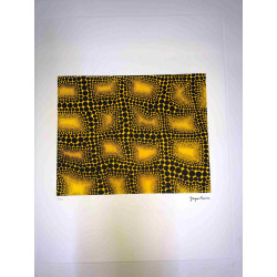 Yayoi Kusama  Litografia off set cm 50x 65 firma su lastra con certificato