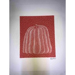 Yayoi Kusama  Litografia off set cm 50x 65 firma su lastra con certificato