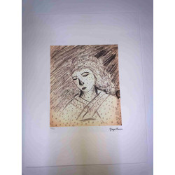 Yayoi Kusama  Litografia off set cm 50x 65 firma su lastra con certificato