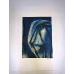 Yayoi Kusama Lithografie off set 50x65 cm handtekening op plaat met certificaat