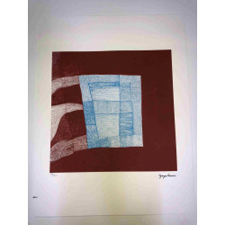 Yayoi Kusama Lithografie off set 50x65 cm handtekening op plaat met certificaat