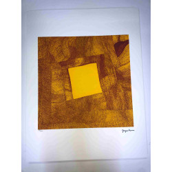 Yayoi Kusama Lithografie off set 50x65 cm handtekening op plaat met certificaat