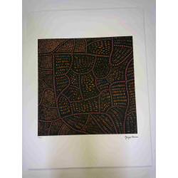 Yayoi Kusama  Litografia off set cm 50x 65 firma su lastra con certificato