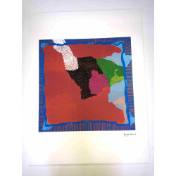 Yayoi Kusama  Litografia off set cm 50x 65 firma su lastra con certificato