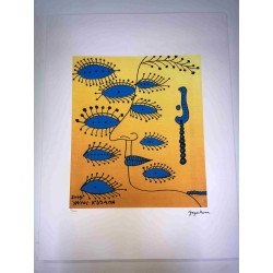 Yayoi Kusama Litografia offsetowa 50x65 cm podpis na płycie z certyfikatem