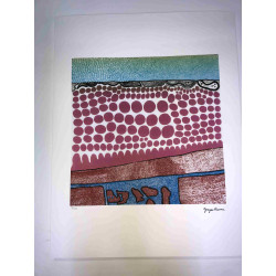 Yayoi Kusama Litografia offset 50x65 cm signatura sobre placa amb certificat