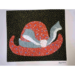 Yayoi Kusama Litografia offset 50x65 cm signatura sobre placa amb certificat