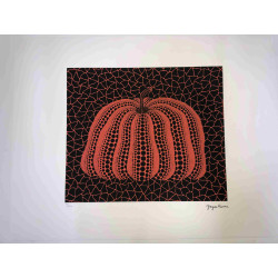 Yayoi Kusama Litografía off set 50x65 cm firma en placa con certificado