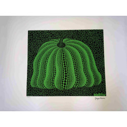 Yayoi Kusama  Litografia off set cm 50x 65 firma su lastra con certificato