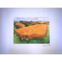 David Hockney  Litografia off set cm 50x70 certificata