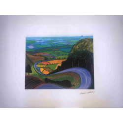 David Hockney  Litografia off set cm 50x70 certificata