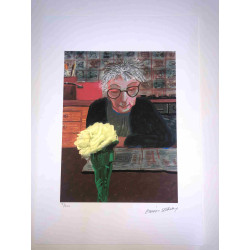 David Hockney  Litografia off set cm 50x70 certificata