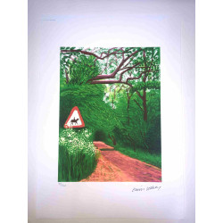David Hockney  Litografia off set cm 50x70 certificata
