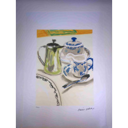 David Hockney  Litografia off set cm 50x70 certificata