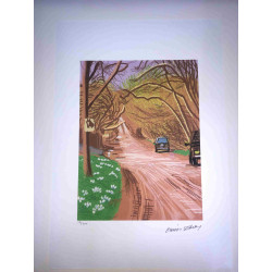 David Hockney  Litografia off set cm 50x70 certificata