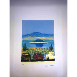 David Hockney  Litografia off set cm 50x70 certificata
