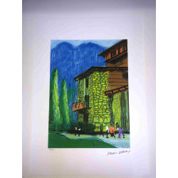David Hockney  Litografia off set cm 50x70 certificata