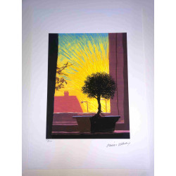 David Hockney  Litografia off set cm 50x70 certificata