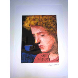 David Hockney  Litografia off set cm 50x70 certificata