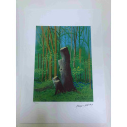 David Hockney  Litografia off set cm 50x70 certificata