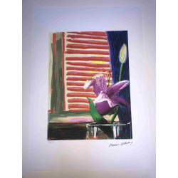 David Hockney  Litografia off set cm 50x70 certificata