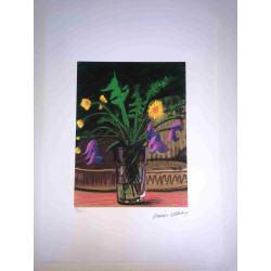 David Hockney  Litografia off set cm 50x70 certificata