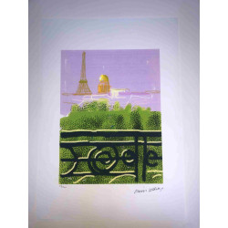 David Hockney  Litografia off set cm 50x70 certificata