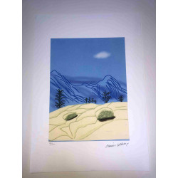 David Hockney  Litografia off set cm 50x70 certificata