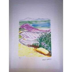 David Hockney  Litografia off set cm 50x70 certificata