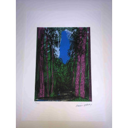 David Hockney  Litografia off set cm 50x70 certificata