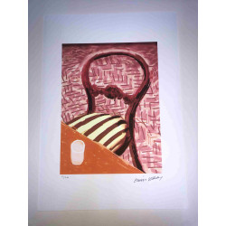 David Hockney  Litografia off set cm 50x70 certificata