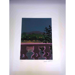 David Hockney  Litografia off set cm 50x70 certificata