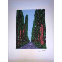 David Hockney  Litografia off set cm 50x70 certificata