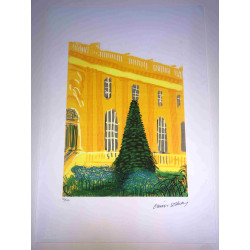 David Hockney  Litografia off set cm 50x70 certificata