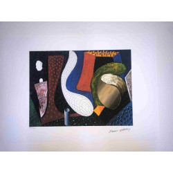 David Hockney  Litografia off set cm 50x70 certificata