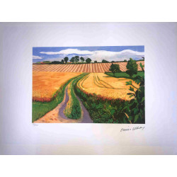 David Hockney  Litografia off set cm 50x70 certificata