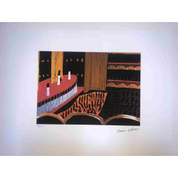David Hockney  Litografia off set cm 50x70 certificata