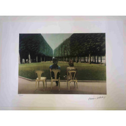David Hockney  Litografia off set cm 50x70 certificata