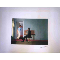 David Hockney  Litografia off set cm 50x70 certificata