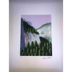 David Hockney  Litografia off set cm 50x70 certificata