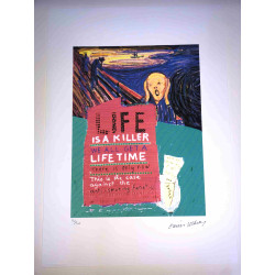 David Hockney  Litografia off set cm 50x70 certificata