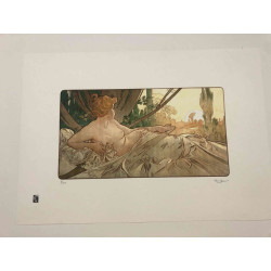 Set de litografía Alphonse Mucha 50x70 cm