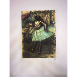 Edgar Degas lithograph off set 50x70 cm
