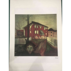 Edvard Munch litografia off set cm 50x70