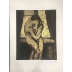 Edvard Munch litho uit set 50x70 cm